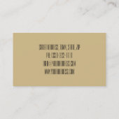 Haarstylist gespecialiseerd in hoogtepunten en kle visitekaartje (Achterkant)