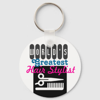 Haarstylist Gift Key-keten - 's werelds grootste Sleutelhanger