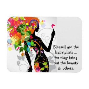 Haarstylist Grafisch Magneet