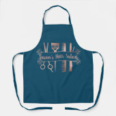 Haarstylist Hair Dresser Salon Personalized Apron Schort (Voorkant)