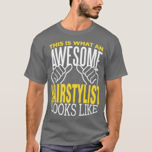 Haarstylist Hair Scissors Hairdresser Barber Gift T-shirt