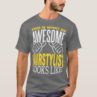 Haarstylist Hair Scissors Hairdresser Barber Gift T-shirt
