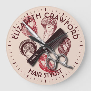Haarstylist hairdresser of Beauty salon met naam Grote Klok