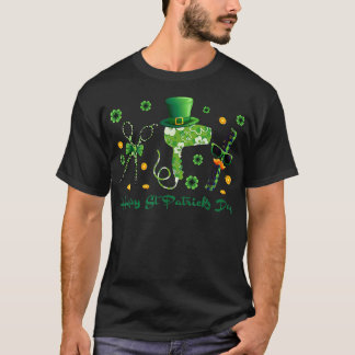 Haarstylist Happy St Patrick's Day Hairdresser too T-shirt