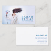 Haarstylist kapsalon visitekaartje (Voorkant / Achterkant)