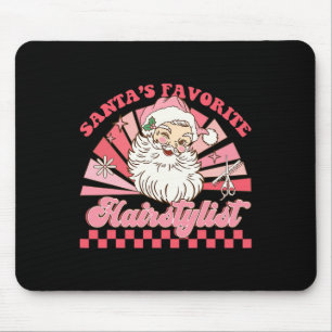 Haarstylist Kerstman Vintage Xmas Hai Muismat