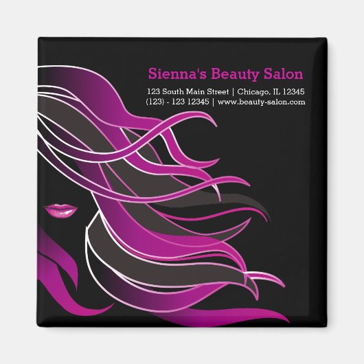 Haarstylist Magneet (Voorkant)