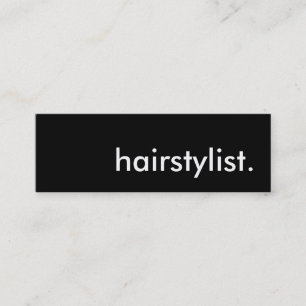 haarstylist. mini visitekaartje