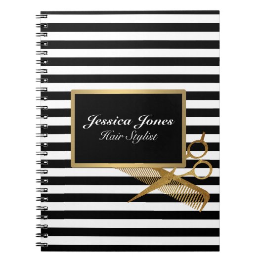 Haarstylist Multomap Spiral Planner Benoeming Notitieboek (Voorkant)