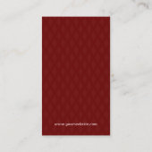 Haarstylist -  Retro Stijlvol Visitekaartje (Achterkant)