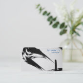 haarstylist, salon visitekaartje (Staand voorkant)