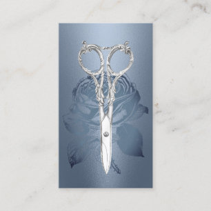 Haarstylist-schaarser Stoosterblauw Roos Visitekaartje