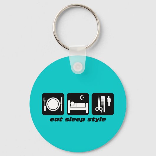 Haarstylist Sleutelhanger (Voorkant)