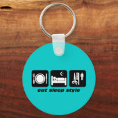 Haarstylist Sleutelhanger (Voorkant)