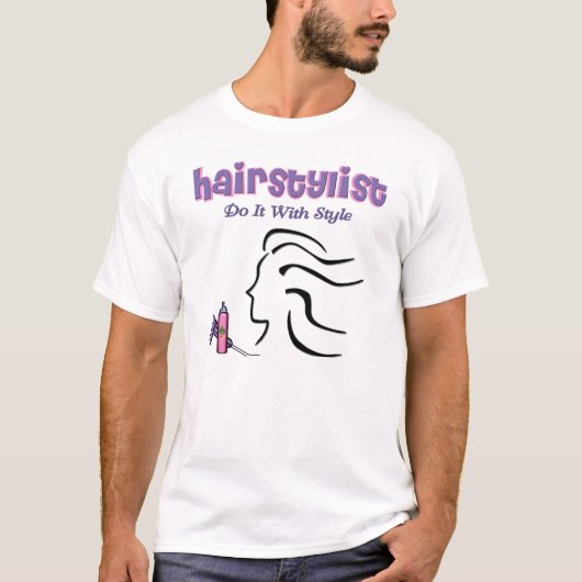 Haarstylist T-shirt (Voorkant)