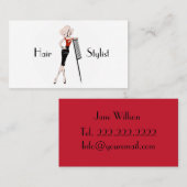 Haarstylist Visitekaartje (Voorkant / Achterkant)