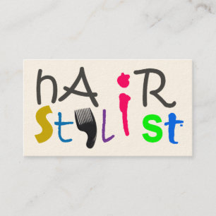 Haarstylist visitekaartje