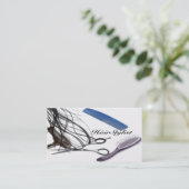 Haarstylist visitekaartje (Staand voorkant)