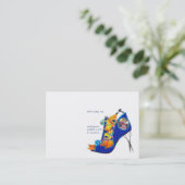 Haarstylist visitekaartje (Staand voorkant)