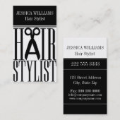 Haarstylist Visitekaartjes (Voorkant / Achterkant)