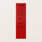 Haarstylist Visitekaartjes (Binnenkant ongevouwen)