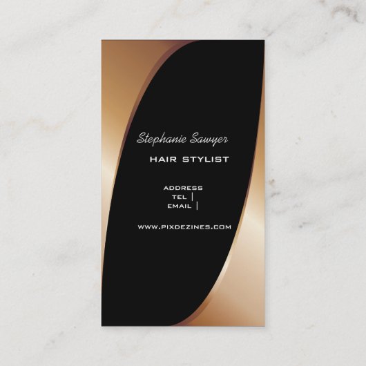 Haarstylist visitekaartjes (Achterkant)
