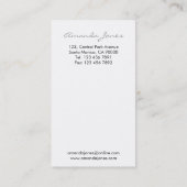 Haarstylist - Visitekaartjes (Achterkant)