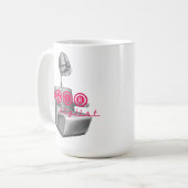 Haarstylist wasdroger Mok (Voorkant links)