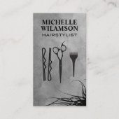 Haarstylist Werk Gereedschap | Golvend Haar Visitekaartje (Voorkant)