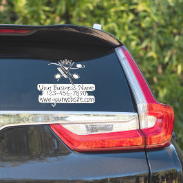 Haarstyliste Zakelijk Decal Sticker