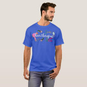 Haartherapistische schaar t-shirt (Voorkant volledig)