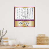 Haartypen1 Poster (Keuken)