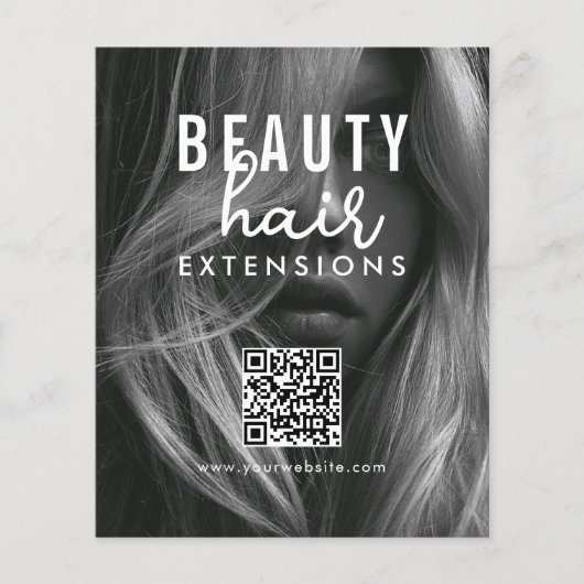 Haarverlengerings Pruik Bestelformulier Haar Merke Flyer (Voorkant)