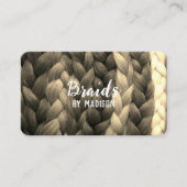 Haarvlechtmachine Custom QR Visitekaartje (Voorkant)