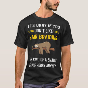 Haarvlechtvlechtwerk Gevlochten vlechten T-shirt