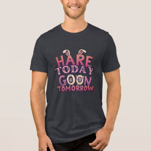 Haas vandaag, dommerik morgen Tri-Blend shirt