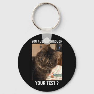 Haastig Door Test Gegaan Grappige Testdag Leraar K Sleutelhanger