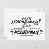 haat compileren? briefkaart (Voorkant / Achterkant)