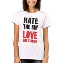 Haat de zonde liefde de Sinner