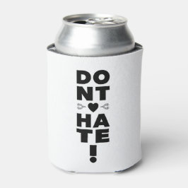 Haat geen ZWARTE geschiedenis Blikjeskoeler