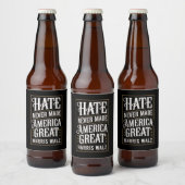 Haat heeft Amerika nooit groot gemaakt Kamala Harr Bier Etiket (Flessen)