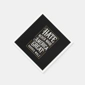 Haat heeft Amerika nooit groot gemaakt Kamala Harr Servet (Hoek)