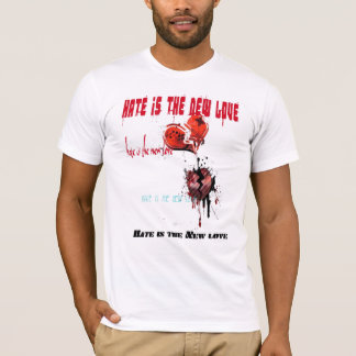 haat is de nieuwe liefde t-shirt