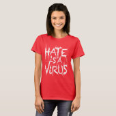 Haat is een Virus Sharp Pain 3 T-shirt (Voorkant volledig)