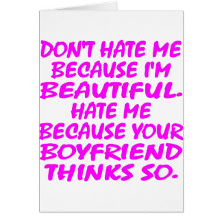 Haat me niet omdat ik mooi ben