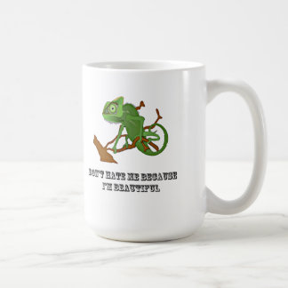 Haat me niet omdat ik mooi ben koffiemok