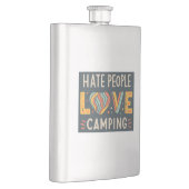 Haat mensen houden van kamperen flacon (Rechts)