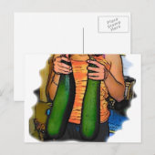 Haat mijn "Dubbele Z" Zucchinis niet! Briefkaart (Voorkant / Achterkant)