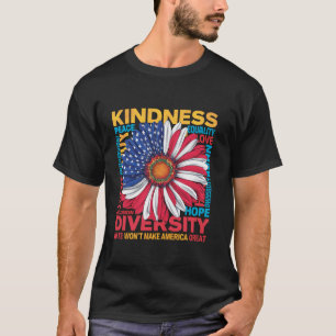 Haat zal Amerika niet groot maken Kamala Cat Lady T-shirt