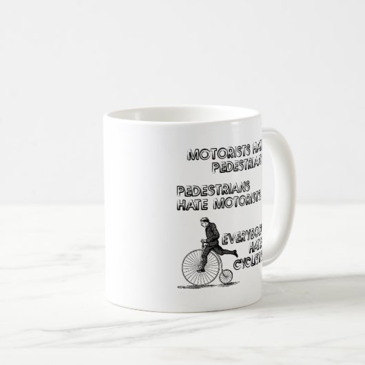 Haatcycli Funny Mug Koffiemok (Voorkant rechts)